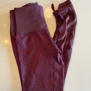 Lululemon High-Rise Leggings with Mesh Panels